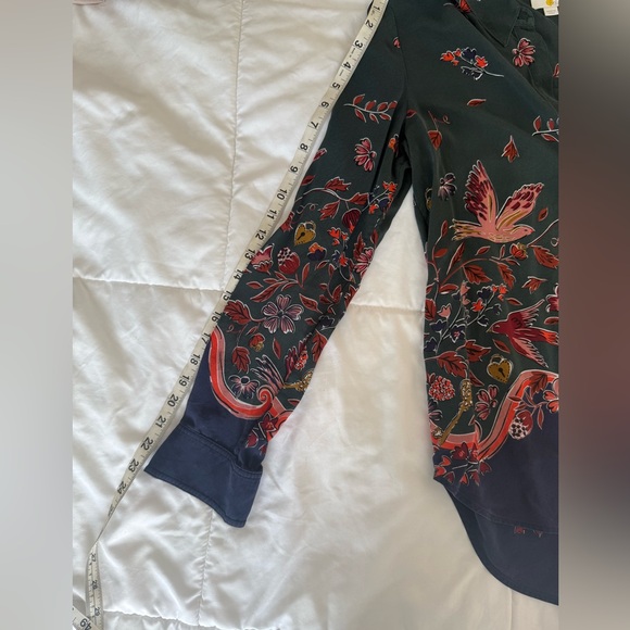 Boden Womans Button Down Silk Blouse - Picture 7 of 11